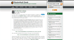 Desktop Screenshot of basketballgeek.com